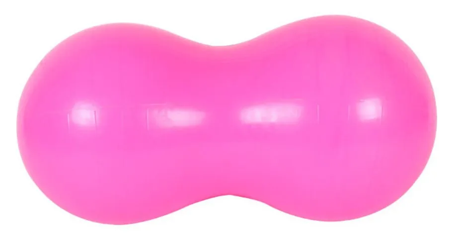 YangFit eco-friendly custom balance oval gym pvc peanut anti-burst yoga ball 45X90cm for fitness exercise