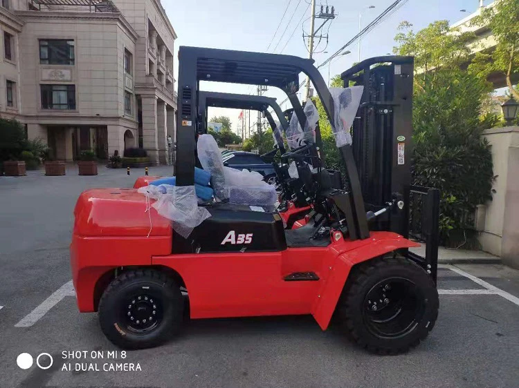 HELI Brand Forklift 3t 3.5T Diesel Forklift CPCD35  With 3-stage Mast and Side Shift for Sale