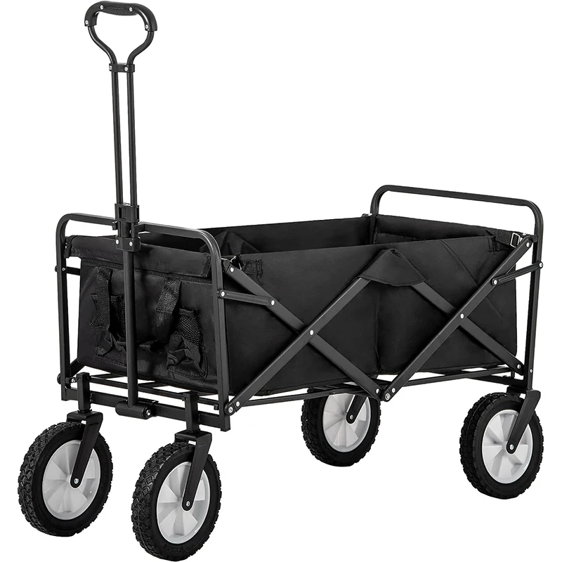 Foldable Picnic Camping Wagon Cart Outdoor Garden Beach Cart Wagon