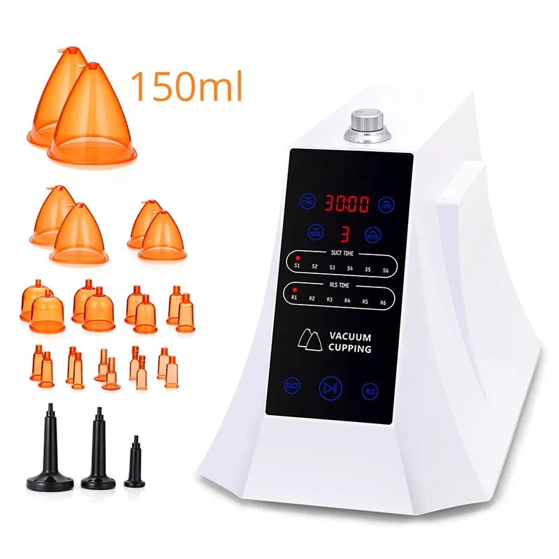 Portable Breast Massager Machine Butt Lifting Vacuum Therapy Buttocks Cupping Scraping Enhancement Breast Enhancement Machine