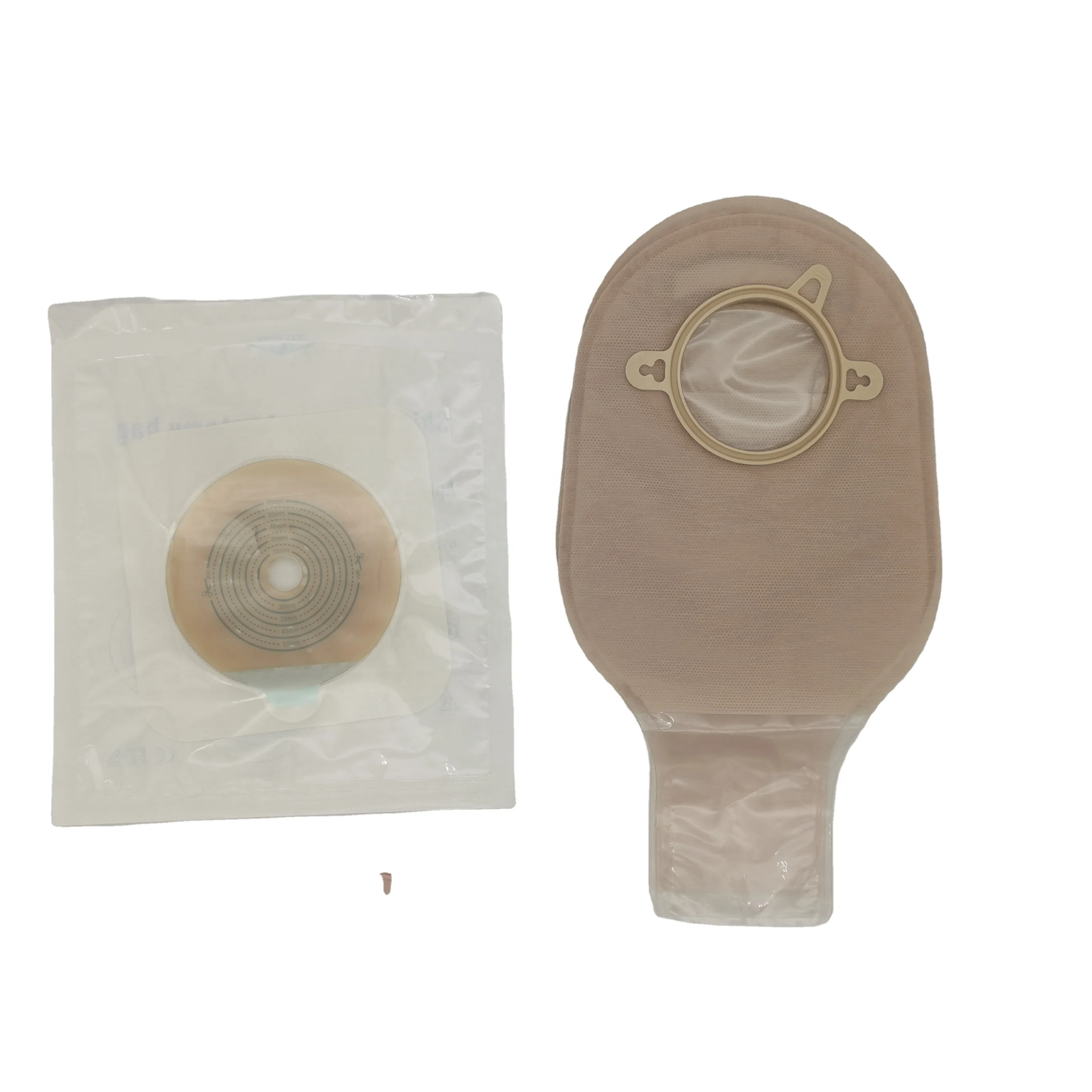 
ne Piece Disposable Medical Sterile Colostomy Bags 