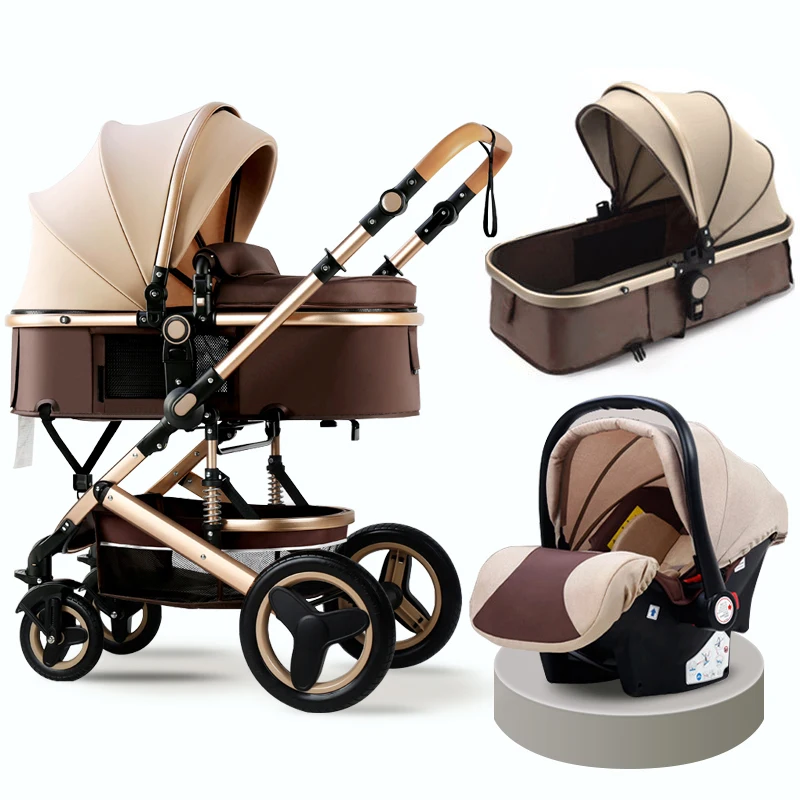 High Quality Reversible 3 In 1 Baby Trolley, Toddler Reversible 3 In 1 Baby Stroller Pram/