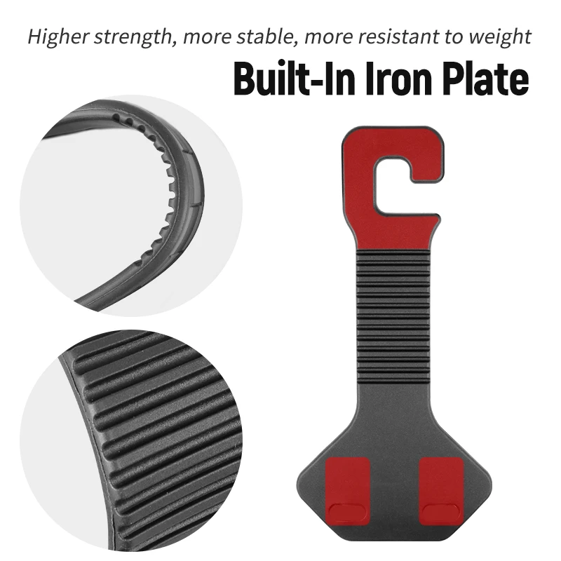 Car Organizers and Storage Accessories PVC Car Purse Hanger Holder for Bags Double Car Seat Headrest Hooks