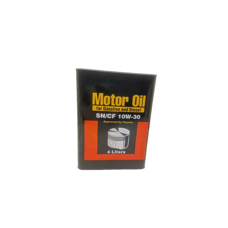Toyota oil drum SN/CF10W30 applicable diesel gasoline vehicles car engine oil 4 08880-83320 litres
