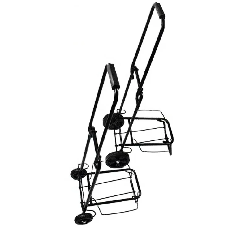 Custom Design Airport Folding Luggage Hand Trolley Cart