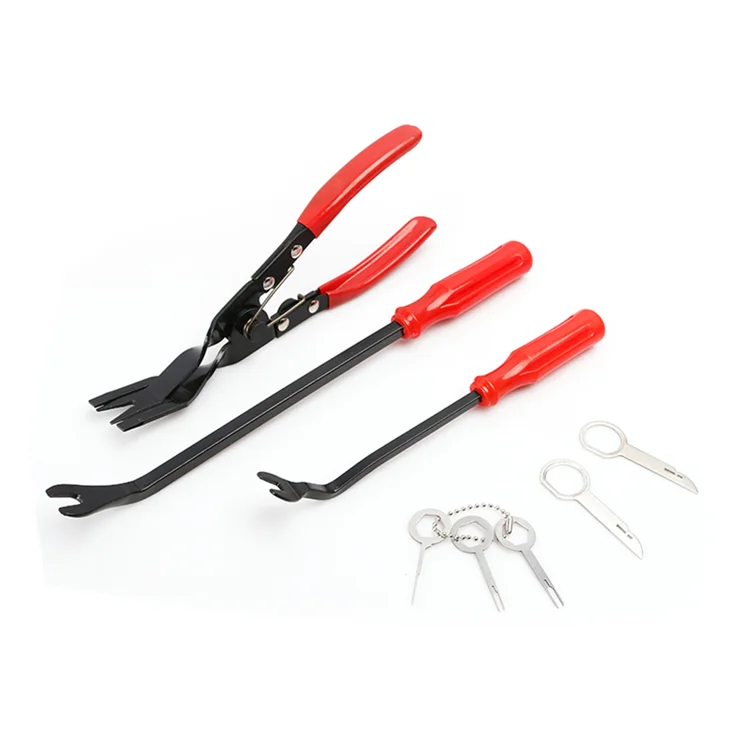 
Wholesale 19pcs Plastic Car Radio Door Clip Panel Trim Dash Audio Removal Pry Tool Repairing Kit 