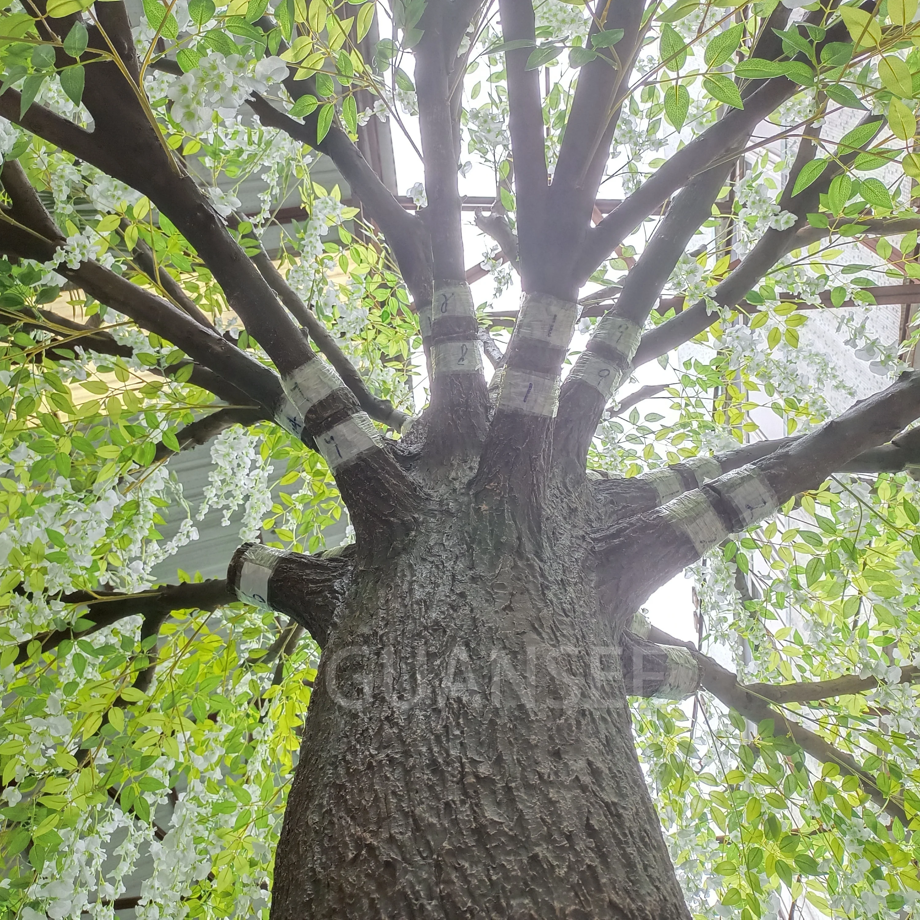 Artificial Plants Silk White Wisteria Flowers Tree Wedding decorative blossom tree artificial large fake wisteria flowers tree