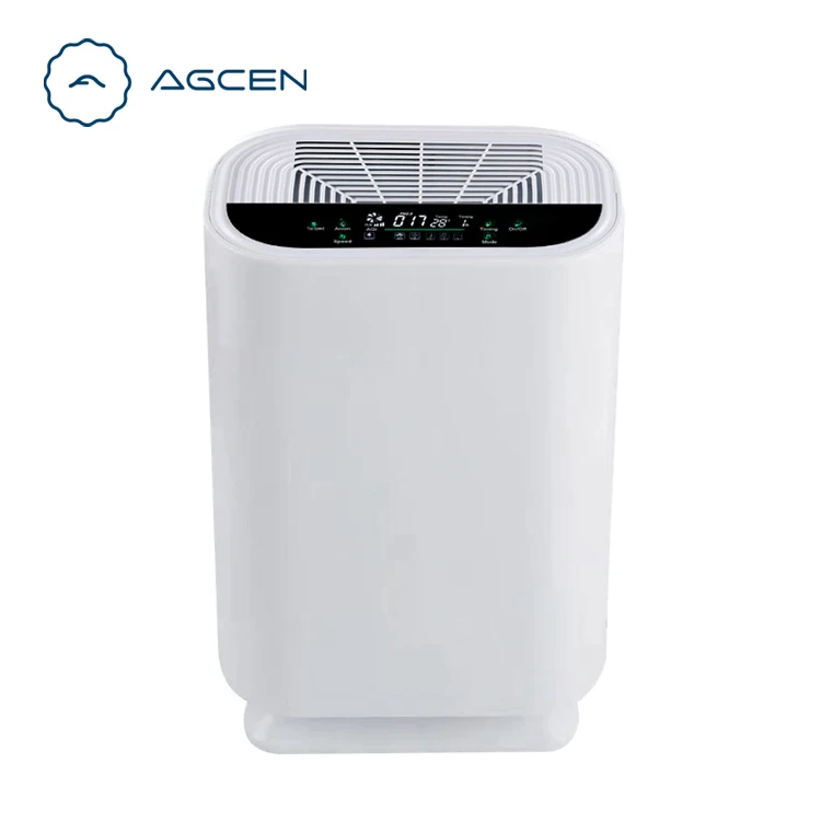 
Agcen 2019 Hot sale Hotel Room use air freshener True Hepa activated carbon filter Home Air Purifier with CE 