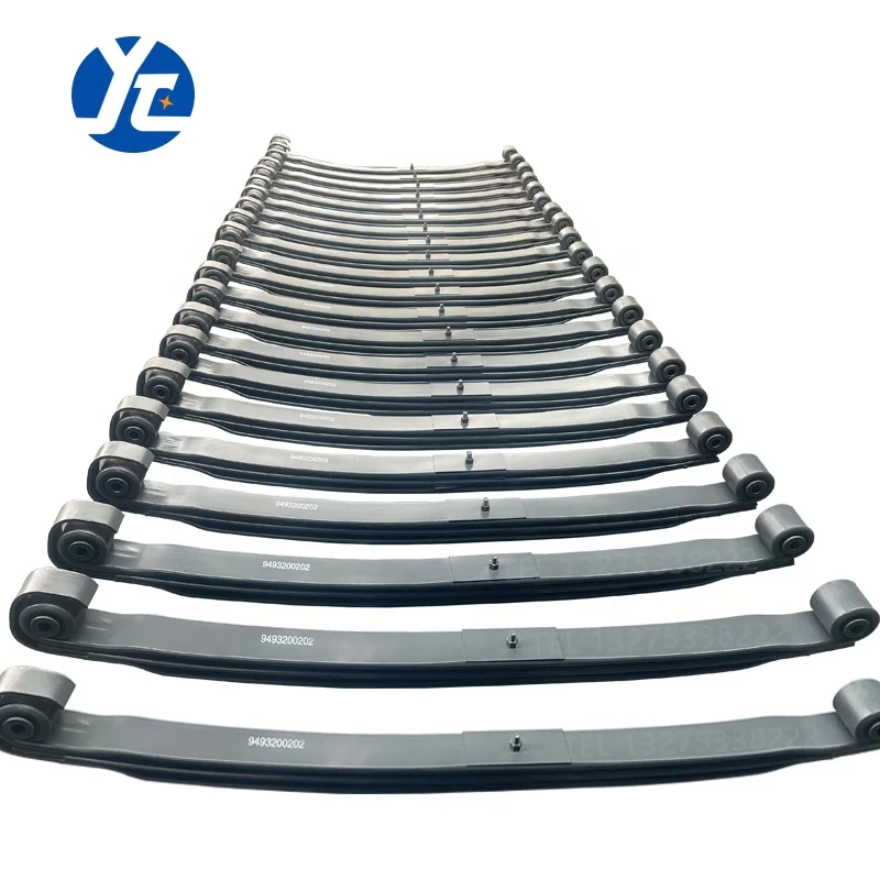 Pump truck leaf spring