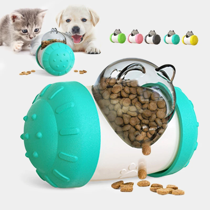  Juguetes para perros Gatos Hunde 5 видов цветов 0 39 кг TPR ABS прочные тренировочные жевательные протекающие пищевые интерактивные игрушки для домашних животных собак и
