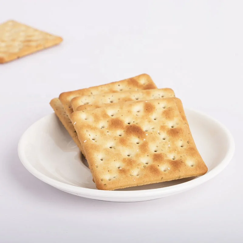 250g хрустящий кремовый крекер соленые крекеры печенье в мешок упаковки