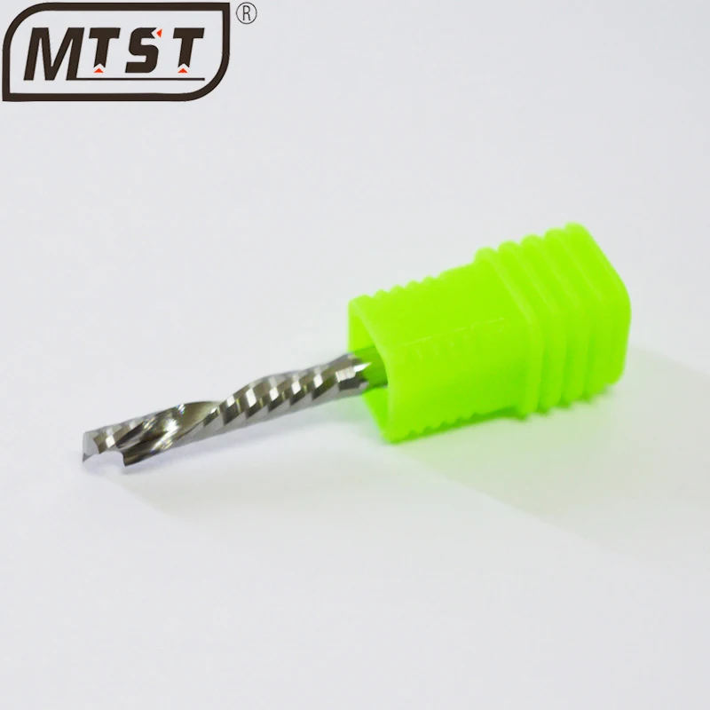 3.175mm Single edge composite milling cutter for solid wood density plywood woodworking carving machine tool