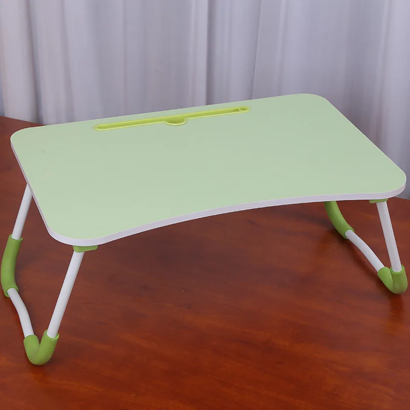 Folding Small Bed Serving Portable Laptop Stand Adjustable Bed Tray Table Home Work Use Notebook Stand Desk
