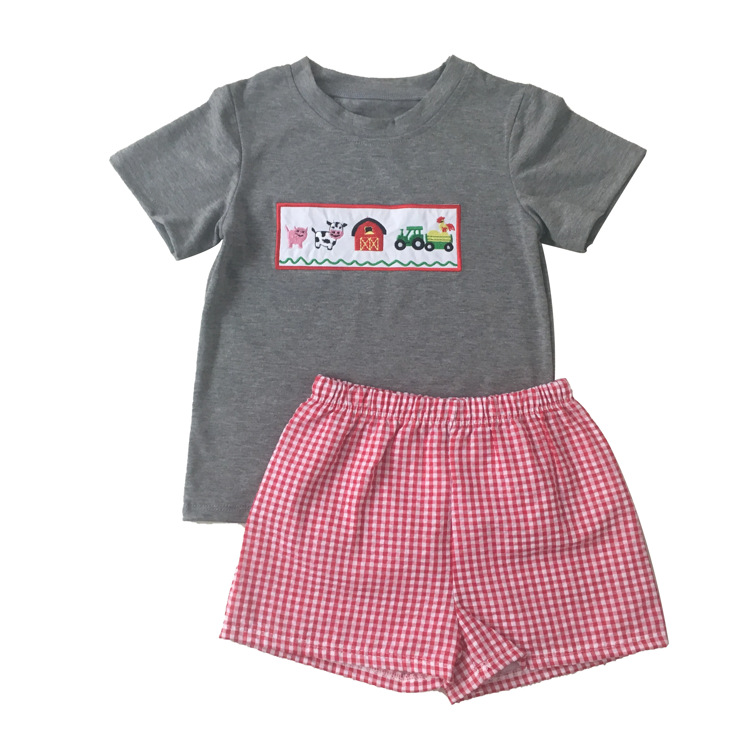 baby boys Patriotic shorts seersucker swimming wear summer clothes children boy red blue swim trunks