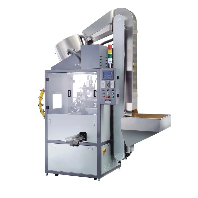 Automatic Plastic Aluminium Bottle Cap Side Rotary Hot Foil Stamping Printing Machine