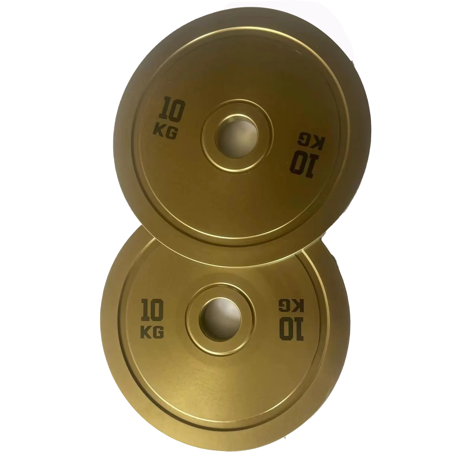 Wholesale high quality Gold Steel Bumpers cast iron barbell home gym equipment barbell with weight plates set