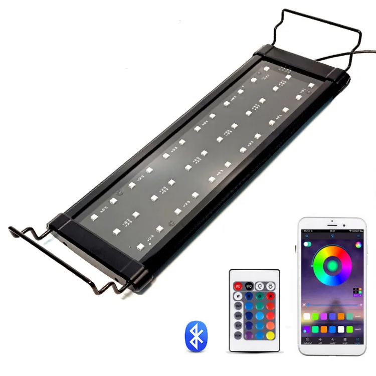 WRGB Aquarium Light LED Aquarium Lamp Marine Led Lights For Fish Tank Reef Coral Remote Blue tooth App Control