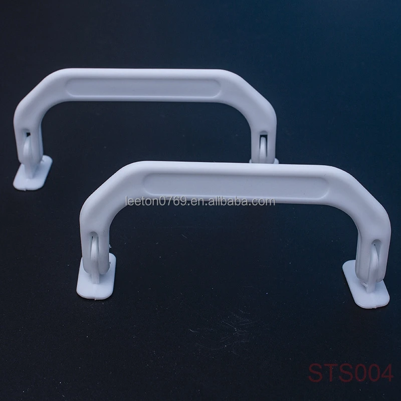 Factory supply 100mm white plastic handle for boxes