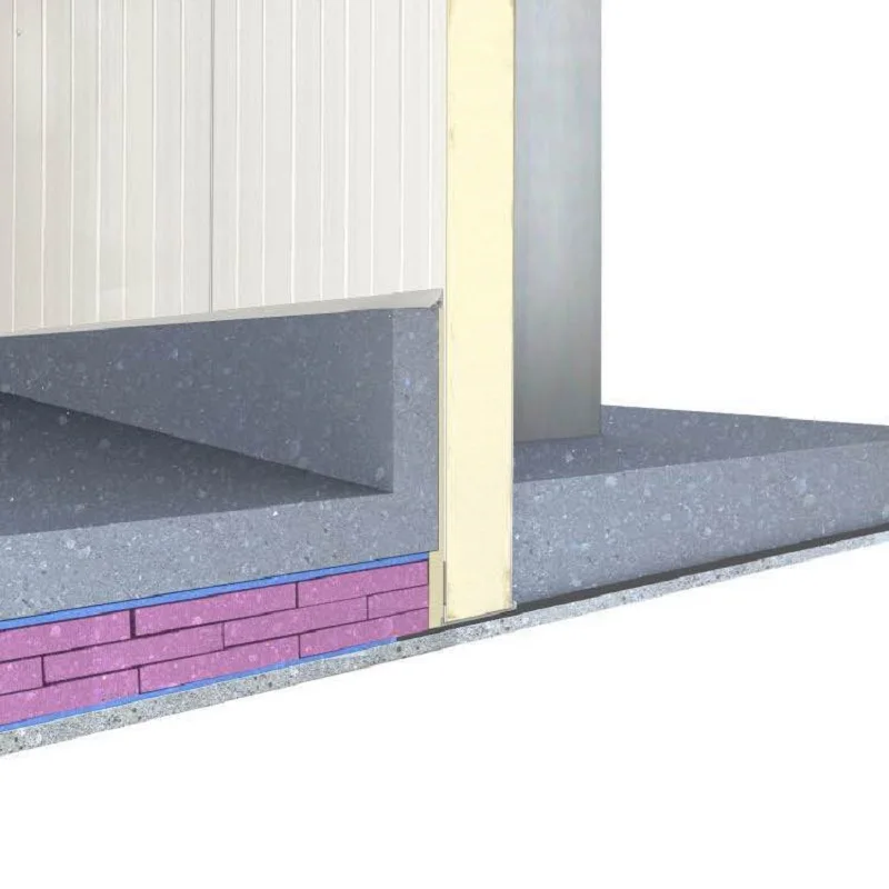 Polyurethane Foam PUR PIR Insulation With camlock Cold Room Storage Insulation Sandwich Panel