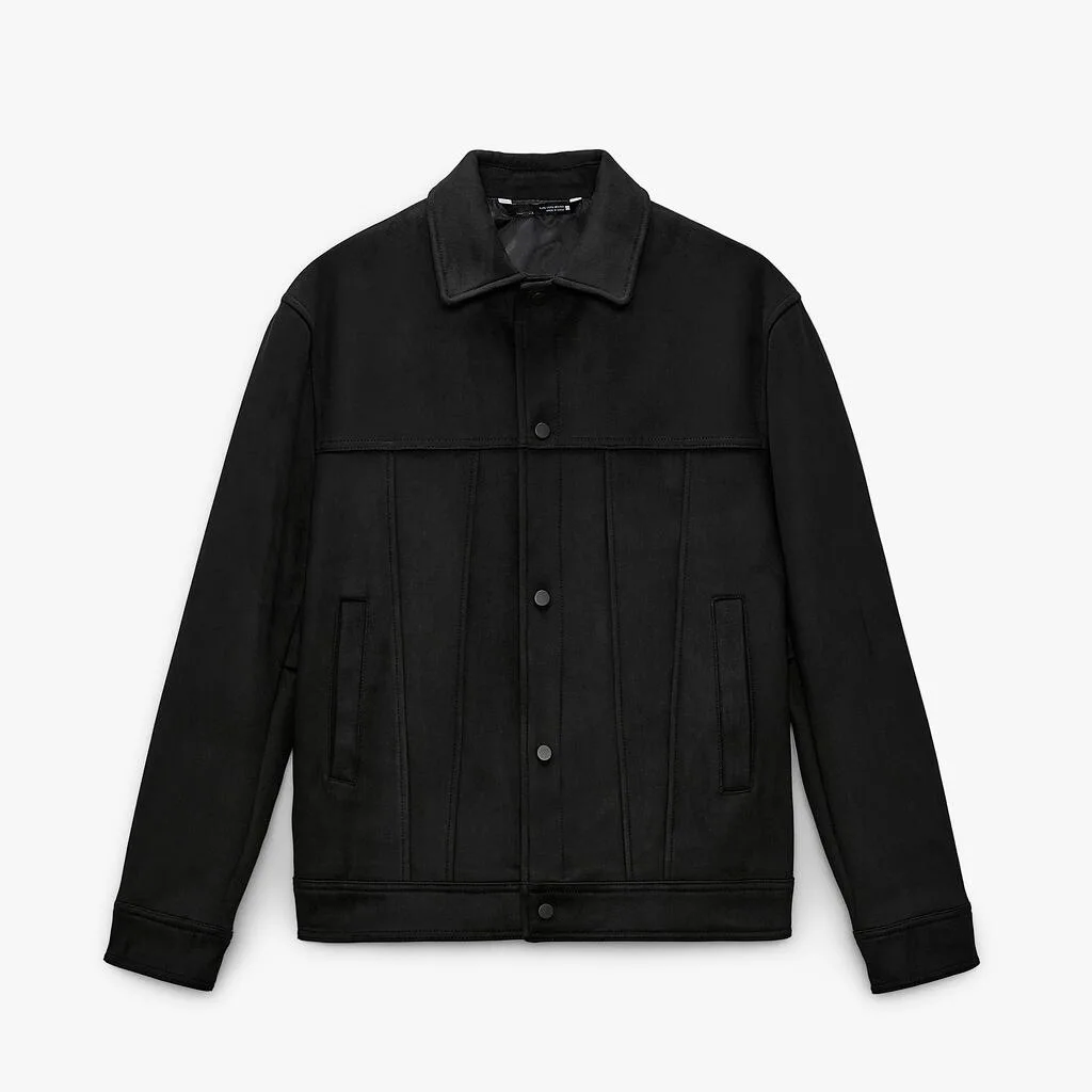 24 Year Autumn and Winter New Suede Fashionable Lapel Jacket