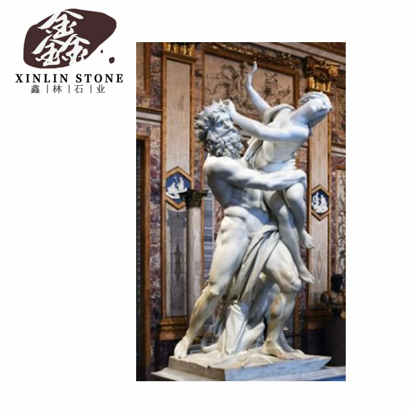 stone man statue Stone sculpture of Western characters angel God art ornaments garden sculpture stone carving