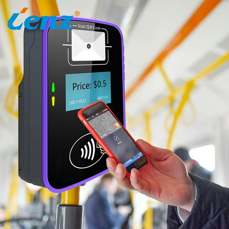 Bus Ticketing System with 3G/4G GPS EMV Validator NFC Payment Terminal QR RFID Validator