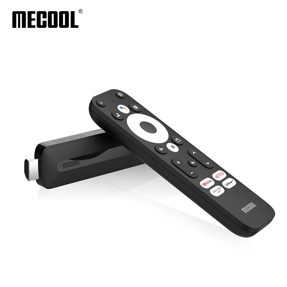 MECOOL KD3 Netflix TV Dongle Stick Amlogic S905Y4 2GB 8GB Android 11 BT5.0  2.4G/5G WiFi Android TV Stick with Remote Control