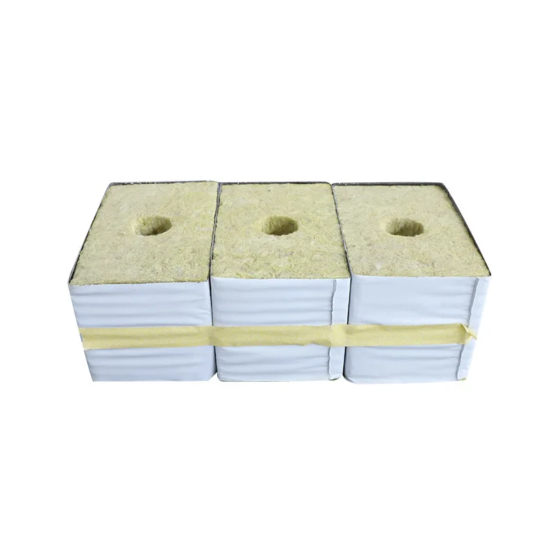 Agricultural greenhouse rockwool hydroponic seed plant starter propagation nursery tray