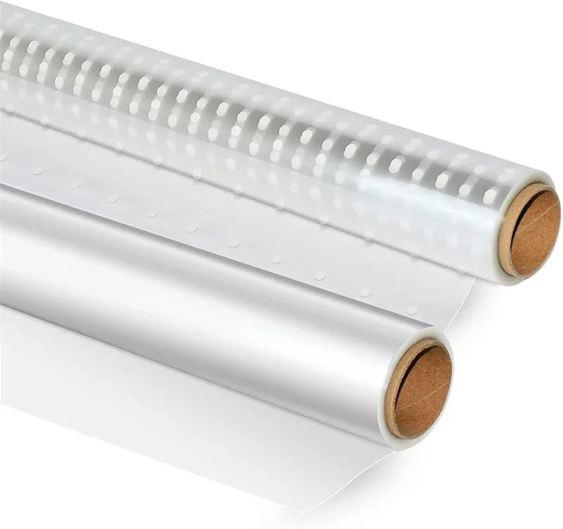 Wholesale Transparent Bopp Film Roll LDPE Soft Clear Plastic Wrap for Flowers Gift Casting Processed Cellophane Wrapping Film