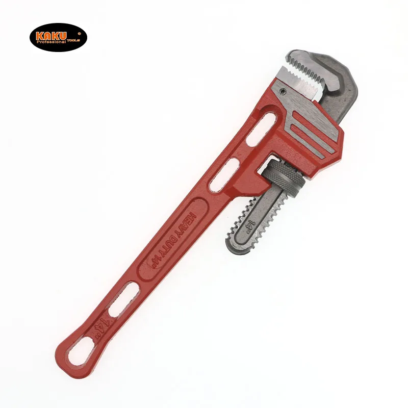 KAKU American Type Universal 18 Inch 24 Inch Adjustable Straight Plumbing Wrench Tool Pipe Wrench
