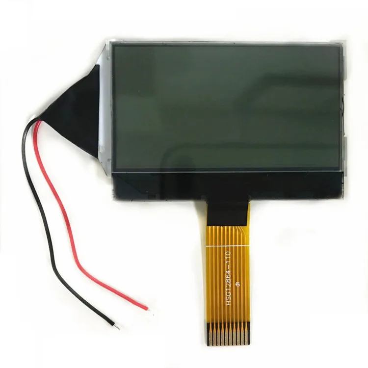 Monochrome lcd display positive graphic 128x64 LCD with white LED backlight
