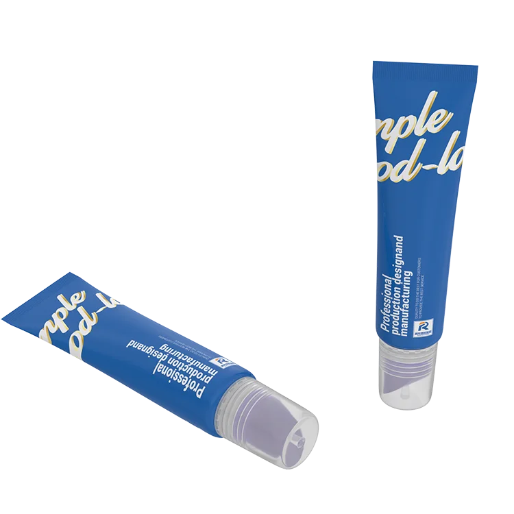 
Cheap and Wholesales 5ml PP plastic black white clear lipstick tube / lip balm lipstick packaging / empty lipgloss container 