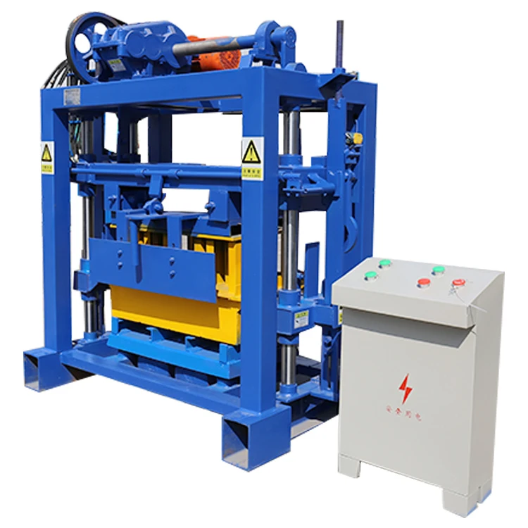 Concrete Interlocking Block Making Machines Manual Qt40-2 Brick Making Machine