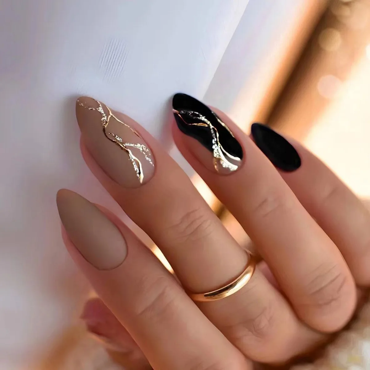 2024 wholesale custom new summer Fashion women girls nails full coverage  false nails daily wear glossy press on   false nails