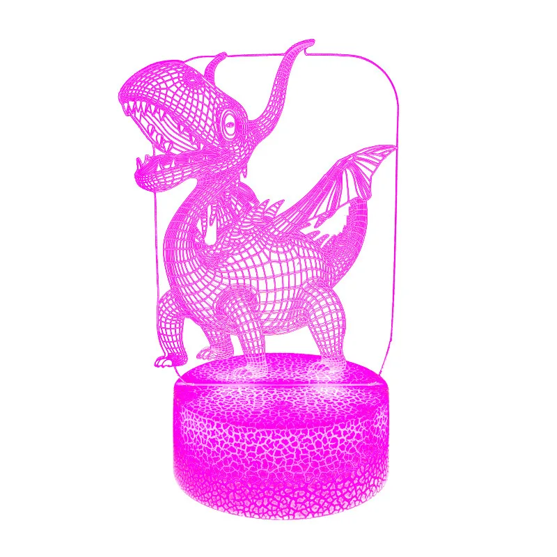 Настольная лампа с 3D иллюзией