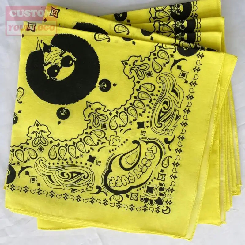 Wholesale Custom Bandanas Outdoor Unisex Double Sided Paisley Print Custom Bandana