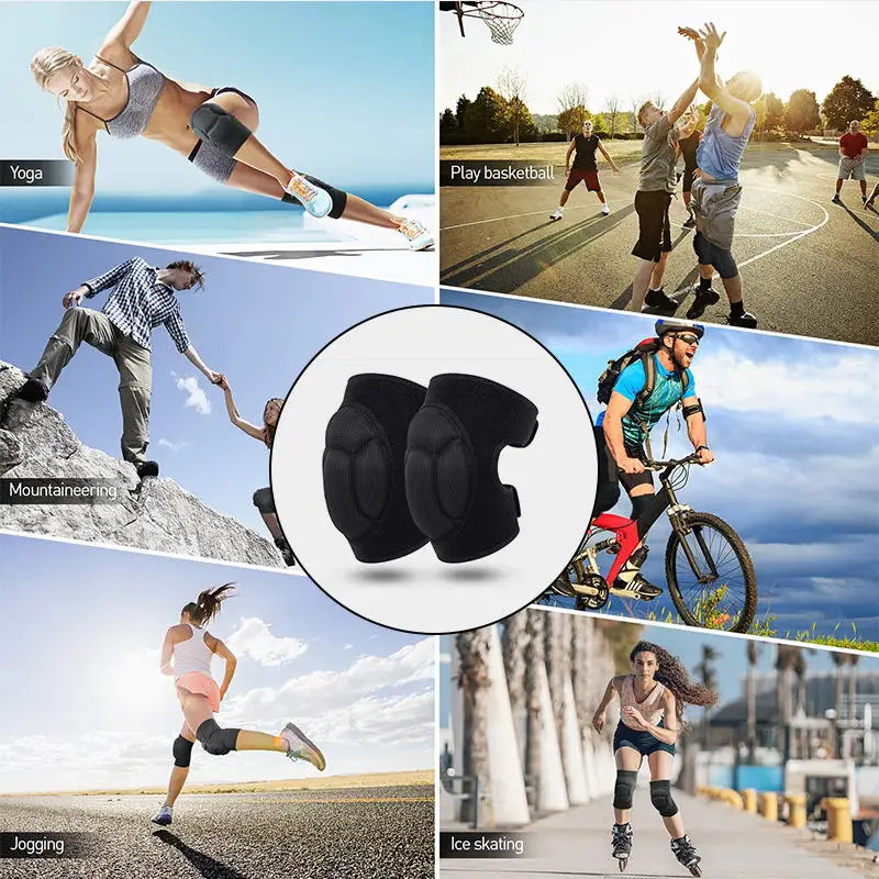 Factory Draopshipping Thicken Eva Foam Elbow & Knee Pads Custom Non-Slip Protect Knee Brace For Body Protection