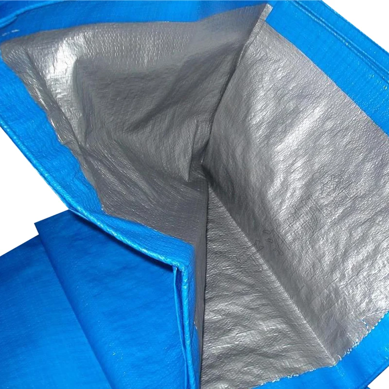 Hot Selling Zone Blue White Cover Truck Waterproof Poly Tarp Pe Tarpaulins Stripe/Rolls