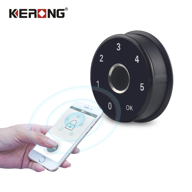 KERONG Biometric Finger Print Drawer Cabinet Lock Intelligent Electronic Furniture Smart Finger Touch Lock