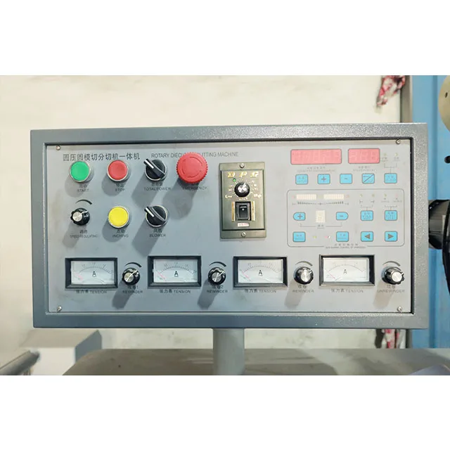 320mm Roll To Roll Self-Adhesive Paper Label Automatic High Speed Rotary Die Cutting Machine