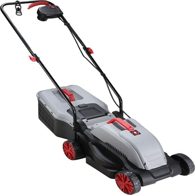 OEM induction motor 1200W 4 wheels lawn mower electric motor lawn mower tractor in china garden machine tools