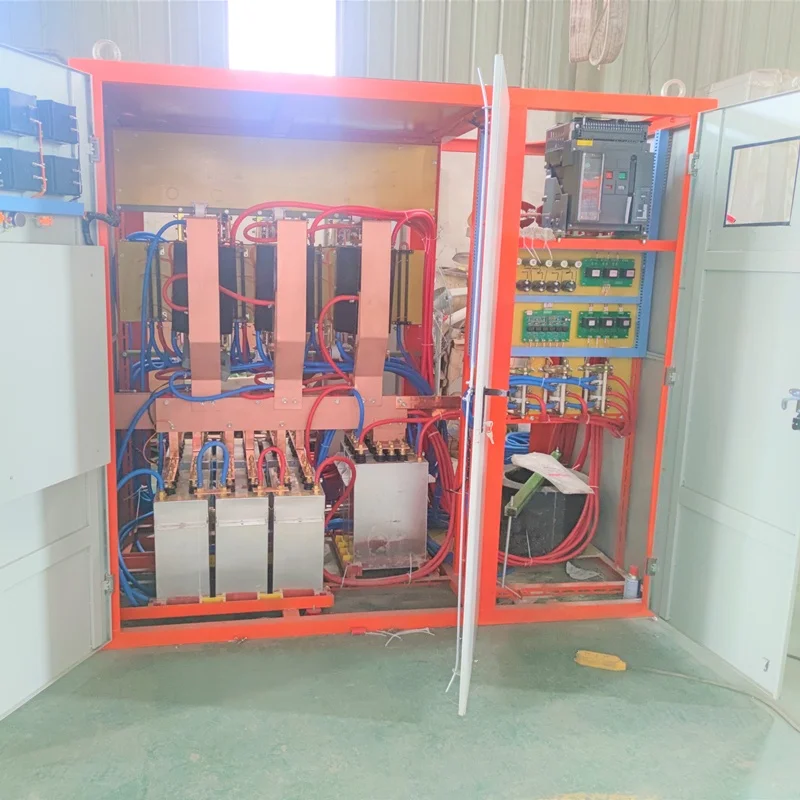 PLC aluminum shell induction melting furnace to melt 5tons steel