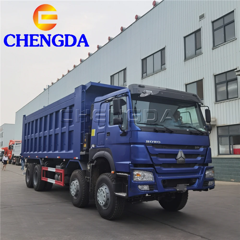 Hot 4 Axles 8X4 Good Condition New HOWO Tipper Dump Truck For Sale