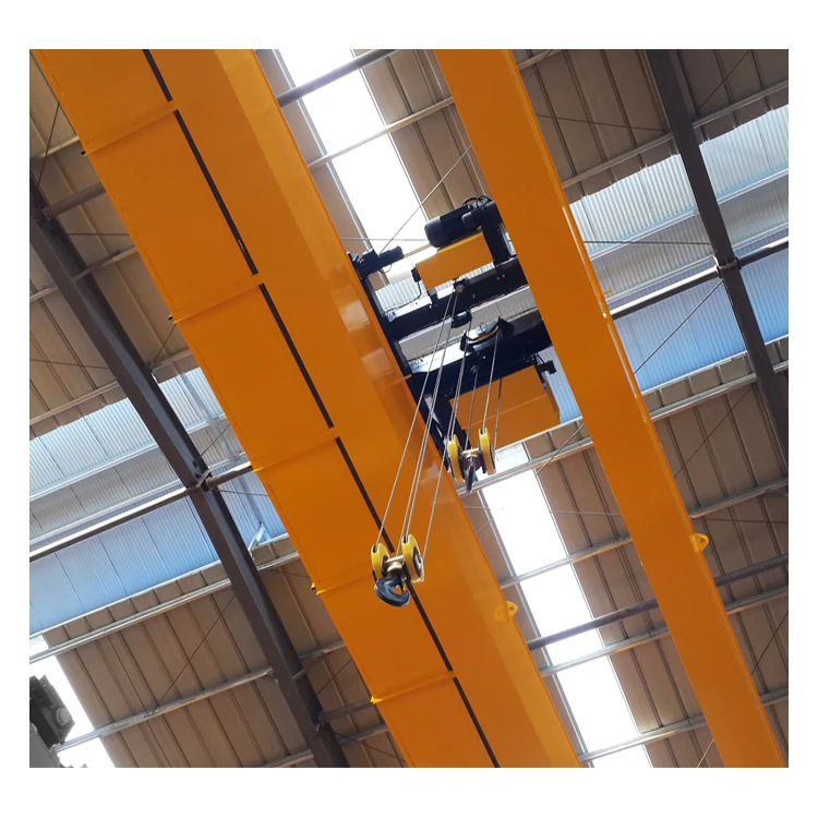 Upgrade 20 ton 25 ton Euro-style double girder beam electric overhead traveling bridge cranes from changyuan crane home town