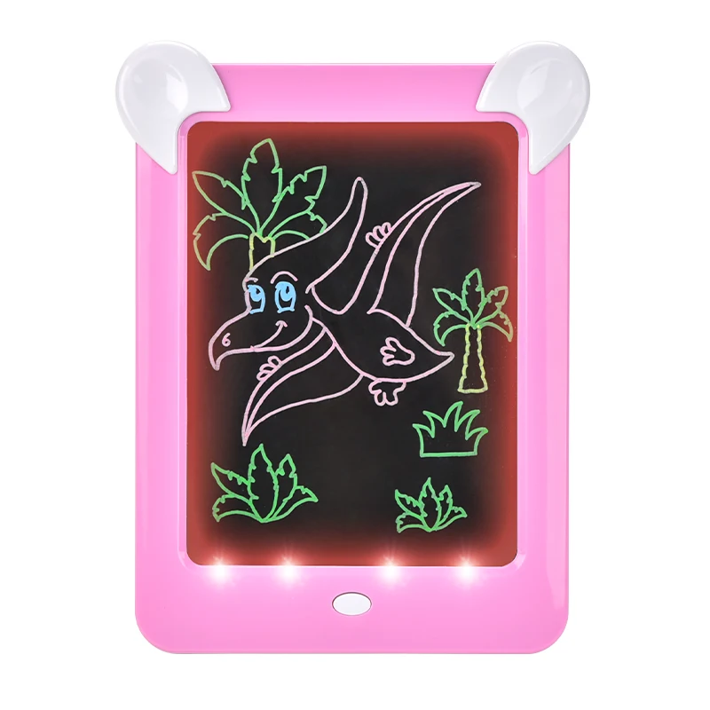 LED Smart Writing Board Luminous Graffiti Painting Magic Light Painting Pad Educational Toy Gift Made Plastic Cartoons Drawing