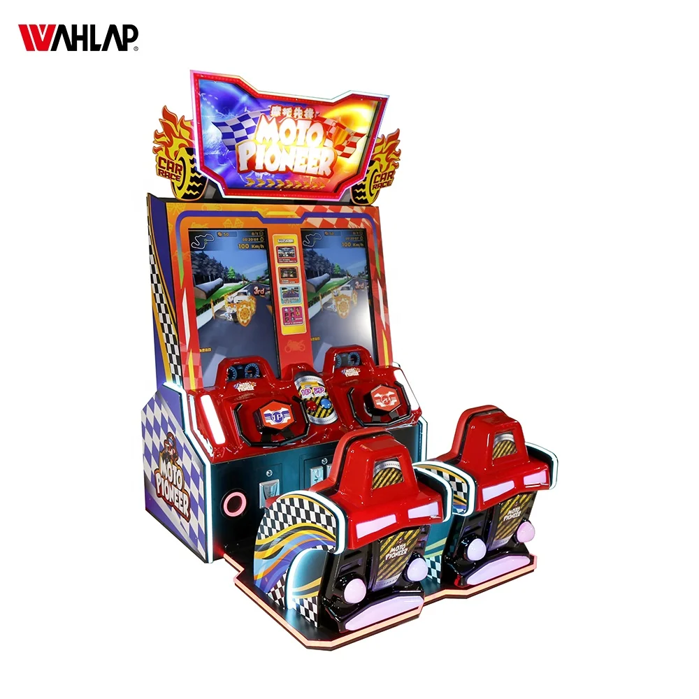 Mini Arcade coin operated arcade video games machine motor racing game for kids