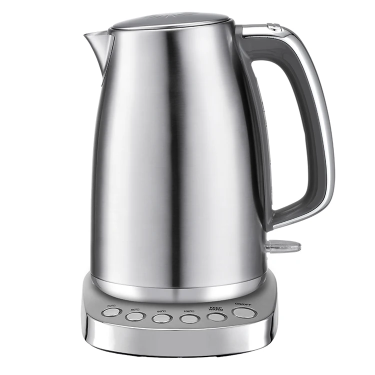 371327 1.7L kitchen appliances kettle water heater electric digital ss kettle with adjustable temperature