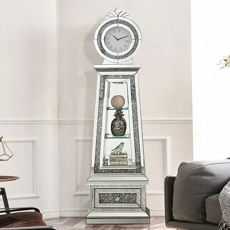 Высококачественные зеркальные стоячие часы, зеркальные напольные часы, домашний декор, мебель для гостиной Muebles mubles Mebles mubles mebels