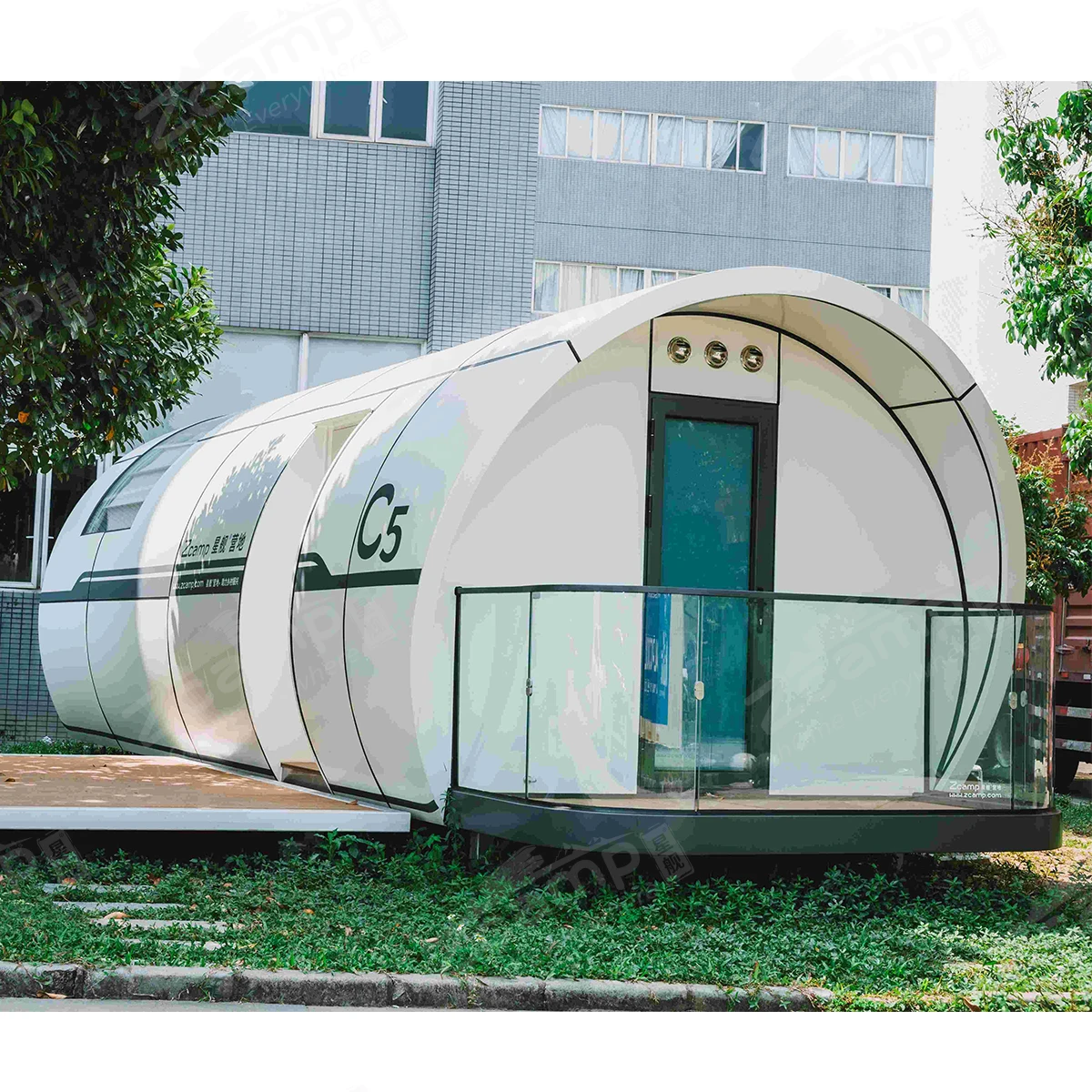 Zcamp C5 Prefab House Boat Luxury Floating Hotel Other/ Tiny Houses Modular Villa/ 2 Bedroom Prefab Homes Ready To Ship