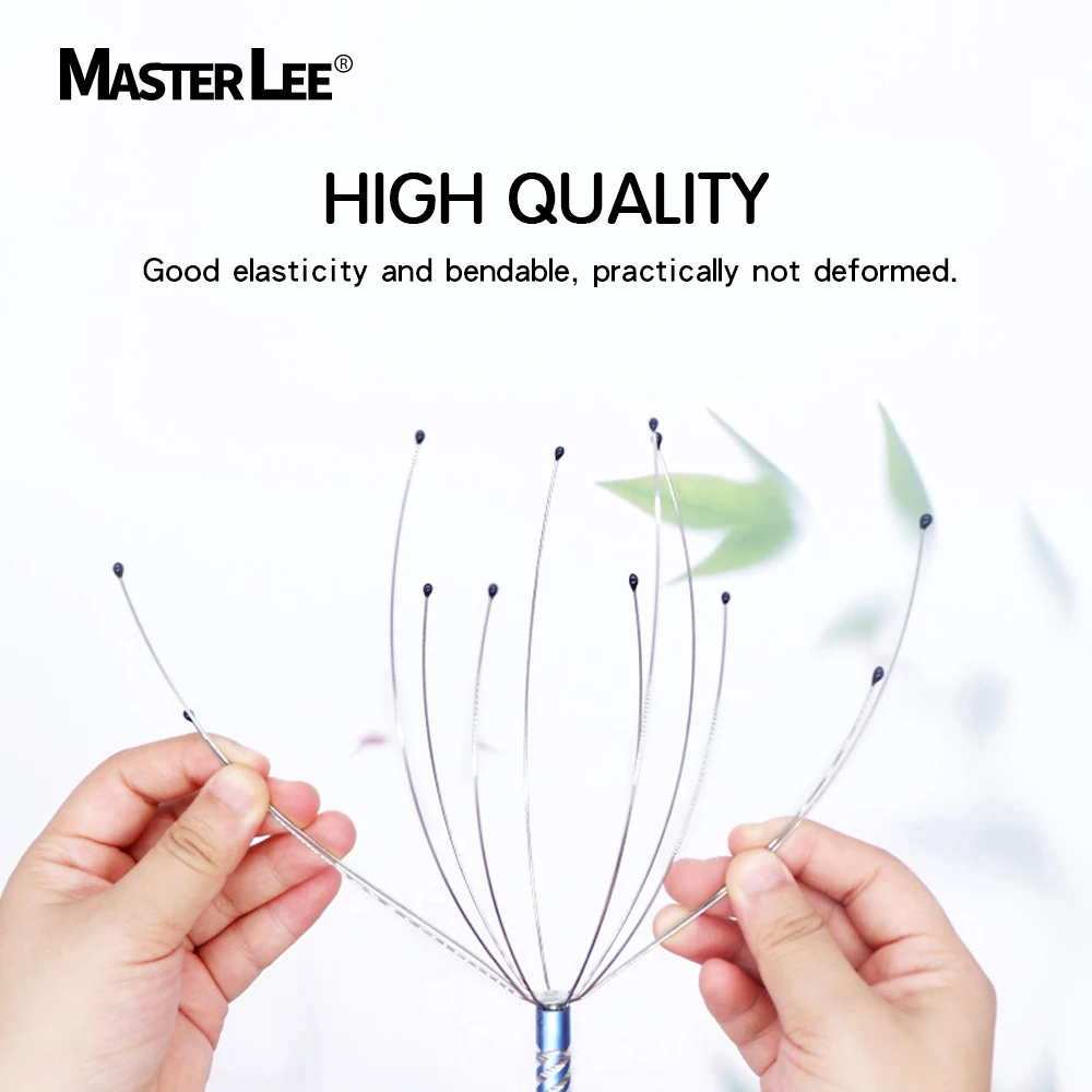 Hot selling hair scalp Soul extractor Stainless Steel octopus head scalp massager for hair growth